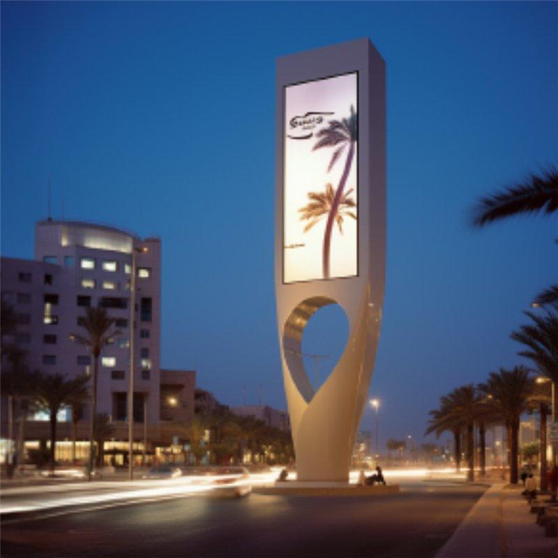 Каркас наружной рекламы с индивидуальной конструкцией для эффективной рекламы на улице (арт. 25-3072101)