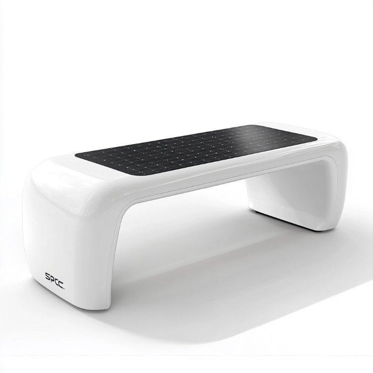 Солнечная умная скамейка с беспроводной зарядкой и USB-портами (арт. 25-3072127)