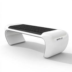 Солнечная умная скамейка с беспроводной зарядкой и USB-портами (арт. 25-3072127)