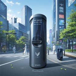 Интеллектуальный мусорный бак с контролем запаха и управлением без помощи рук (арт. 25-3072133)