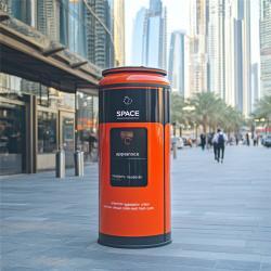 Интеллектуальный мусорный бак с алюминиевой рамой и функцией сбора отходов (арт. 25-3072134)