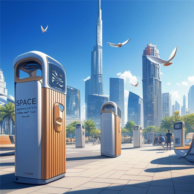 Световой короб мусорного бака с датчиком движения и автоматической крышкой (арт. 25-3072138)