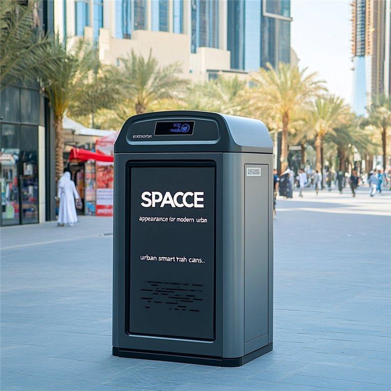 Интеллектуальный мусорный бак с защитой от непогоды и крышкой (арт. 25-3072143)