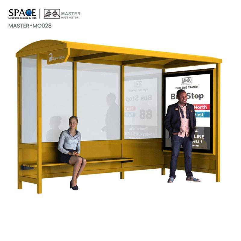 Световой короб для автобусной остановки с рекламным дисплеем (арт. 25-3072149)