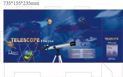 Телескоп астрономический с треногой, 70мм объектив, модель Кеплера (арт. 25-9072040)