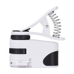 Универсальное увеличительное стекло для мобильного телефона Qooltek 60X с зажимом (арт. 25-9072290)