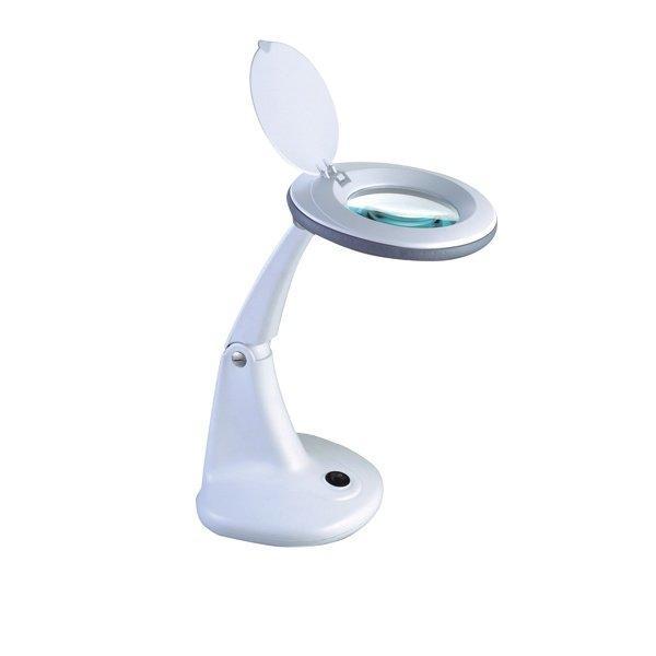 Лампа с увеличением 5 диоптрий, энергосберегающая LED, хирургическая лупа настольная с увеличительным стеклом (арт. 25-9072302)