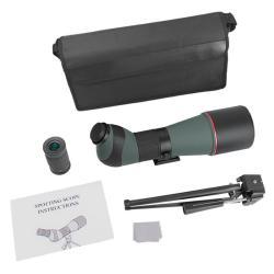 Подзорная труба для наблюдения за птицами с увеличением 20-60X65, водонепроницаемая, с большим окуляром и призмой Bak4 (арт. 25-9072379)