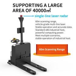 Электрический штабелер с самоподъемом для погрузки на паллеты (арт. 25-11071205)