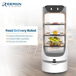 Робот-официант с функцией избегания препятствий для доставки еды в рестораны и отели (арт. 25-11071287)