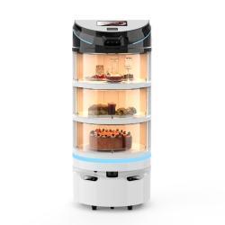 Робот-официант для кафе и ресторанов с функцией доставки еды и напитков (арт. 25-11071329)