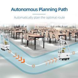 Робот для доставки блюд в ресторане с 7-дюймовым дисплеем и автоматическим управлением (арт. 25-11071332)