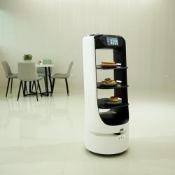 Робот для автономной доставки пиццы в ресторане с функцией автоматической зарядки (арт. 25-11071334)