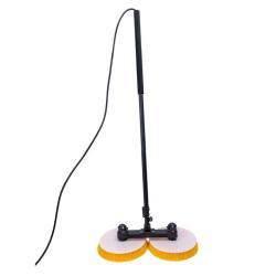 Электрическая щетка для очистки солнечных панелей с двойными вращающимися щетками (арт. 25-1407955)