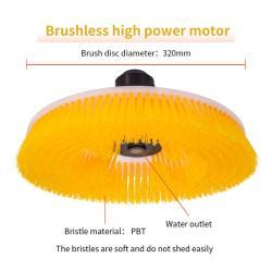 Вращающаяся щетка для чистки солнечных панелей с двойными дисками премиум качества (арт. 25-1407990)