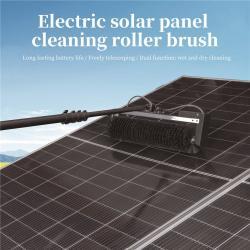Электрическая щетка для автоматической очистки солнечных панелей с двойным источником питания (арт. 25-1408017)