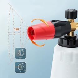 Автошампунь с пеной для мойки автомобиля 1л, высокое давление, лансет для мойки авто (арт. 25-1408066)