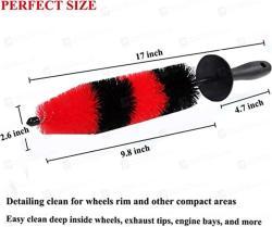 Щетка для колес автомобиля с длинной ручкой, 2 шт (арт. 25-1408097)