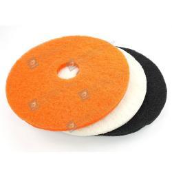 Полировальные накладки для полировки и чистки пола желтого цвета средней жесткости (арт. 25-1408290)