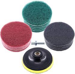 Набор щеток 4 дюйма с насадкой для чистки плитки и скребков (арт. 25-1408354)