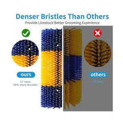 Коврик для коровы с полукруглой щеткой для чистки и массажа (арт. 25-1408389)