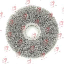 Щетка колесная из гальванизированной стали с латунной проволокой для дисков 3/4/5 дюйма (арт. 25-1408405)