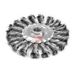 Щетка-круг для удаления ржавчины с одним сегментом из стальной проволоки (арт. 25-1408409)