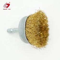 Щетка для очистки и полировки с латунной проволокой на валу (арт. 25-1408411)