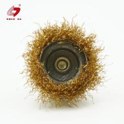 Щетка для очистки и полировки с латунной проволокой на валу (арт. 25-1408411)