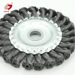 Щетка для удаления заусенцев и полировки из крепкой стали с крученой проволокой (арт. 25-1408416)