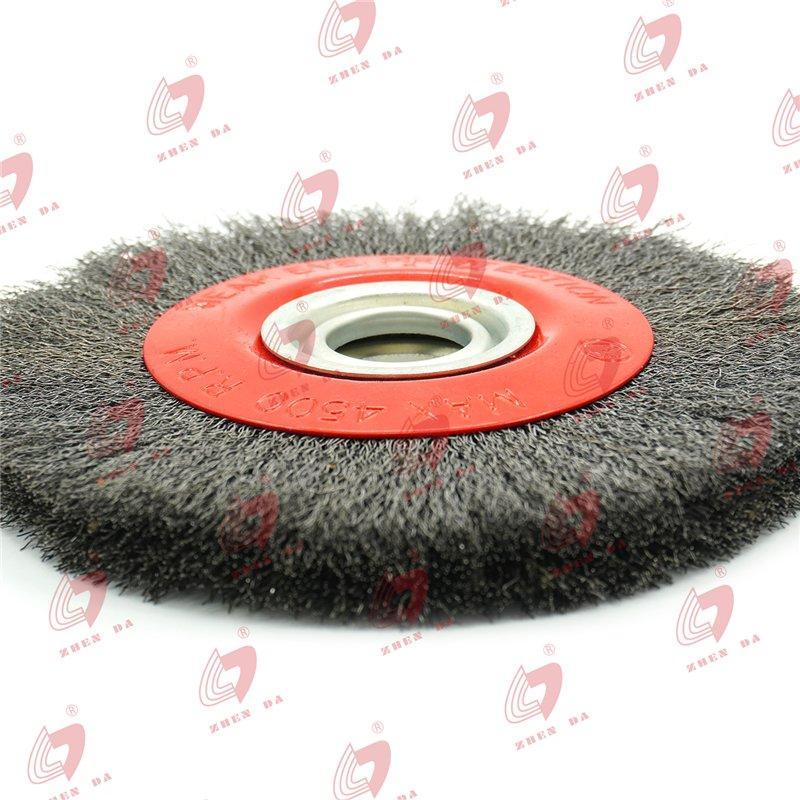 Щетка для чистки круглая из углеродистой стали с латунными оплетками (арт. 25-1408447)