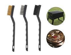Набор щеток для чистки металла с латунной проволокой и нейлоновыми щетками (арт. 25-1408450)