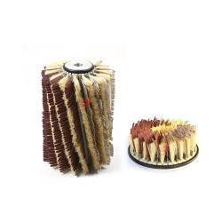 Шлифовальный ролик Zhenda с прочной шкуркой и сизальной щетиной для полировки дерева (арт. 25-1408465)