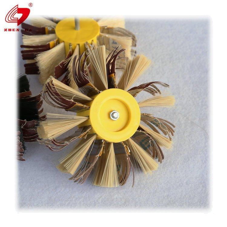 Щетка для шлифовки колесная с сизалевой полосой для полировки дерева (арт. 25-1408469)