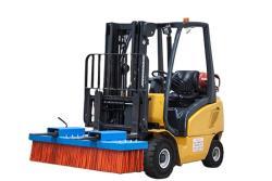 Приставка для уборки дорог вилочного погрузчика Zhenda с щеткой (арт. 25-1408500)