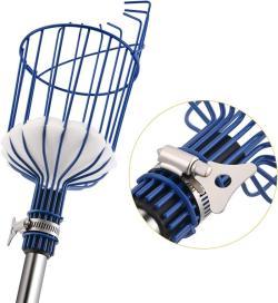 Сборщик фруктов с телескопической алюминиевой ручкой и прочной корзиной с металлическим зажимом (арт. 25-1408535)