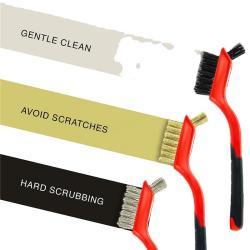 Набор щеток для детейлинга из нержавеющей стали (арт. 25-1408581)