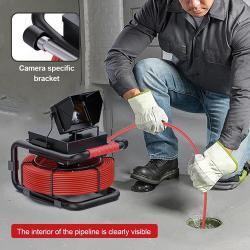 Эндоскоп канализационный с камерой 30M, 16GB TF Card DVR, IP68, с LED-подсветкой (арт. 25-30071765)