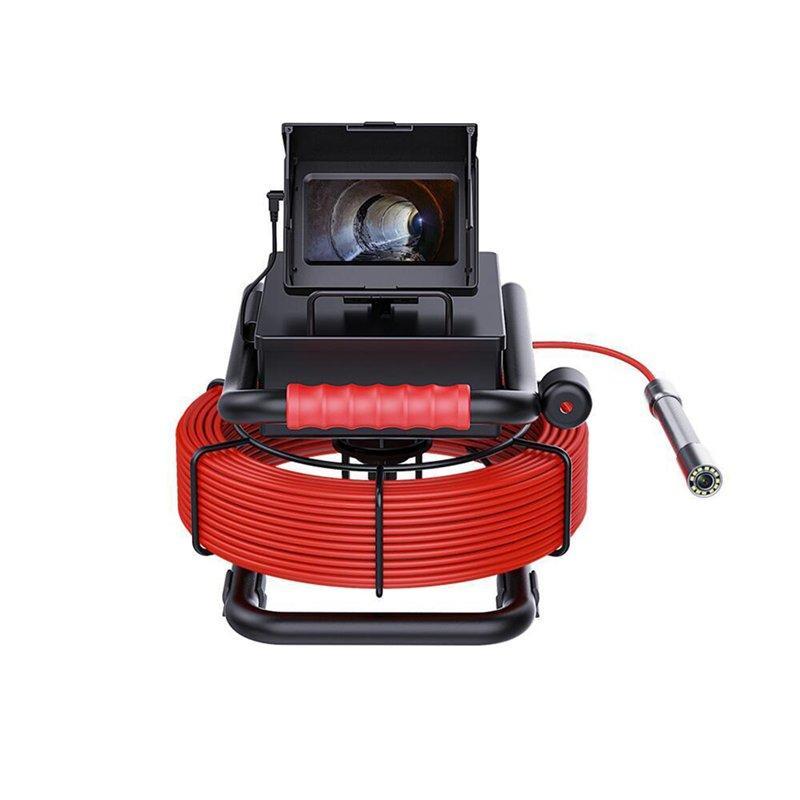 Эндоскоп канализационный с камерой 23мм, 30м, 16ГБ TF, IP68, LED (арт. 25-30071767)