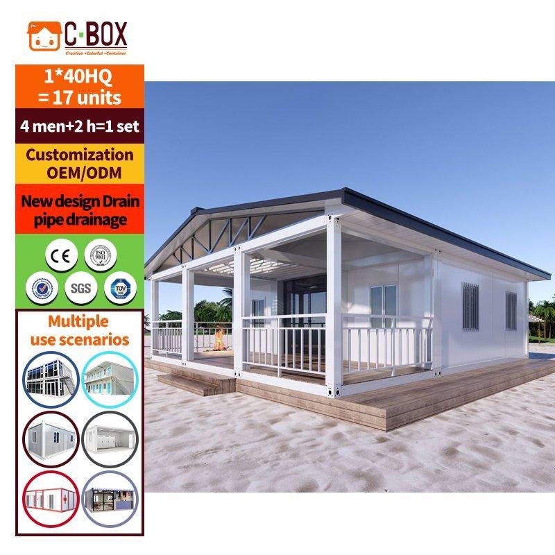 Вилла из контейнеров Cbox с легкой сборкой и стальной конструкцией (арт. 25-30072027)