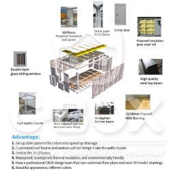 Дом из легкой стали Cbox 20ft для быстрой сборки (арт. 25-30072030)