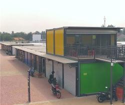 Контейнерный дом 2-этажный для отеля и общежития (арт. 25-30072076)