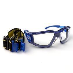 Очки защитные антицарапные с пенным уплотнителем и ремешком (арт. 25-5080003)