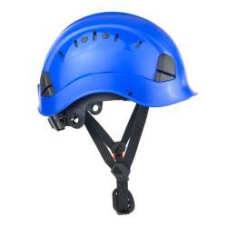 Каска защитная вентилируемая с ремешком и очками EN397 (арт. 25-5080090)