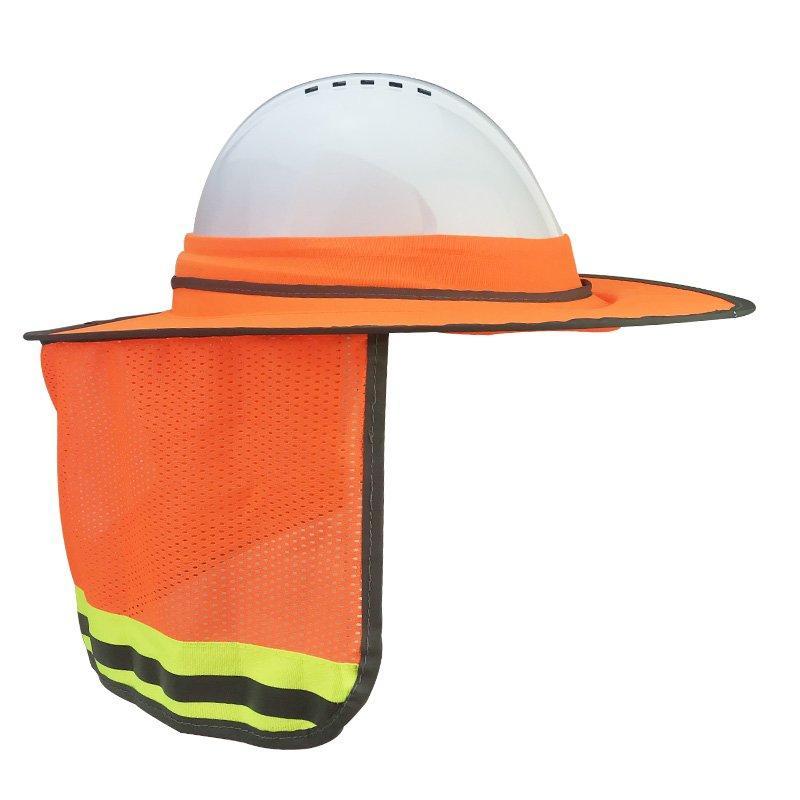 Каска защитная летняя термостойкая с отражателем и вентиляцией (арт. 25-5080130)