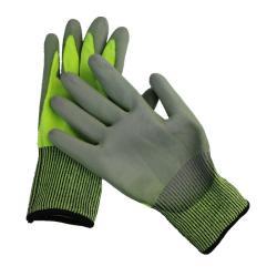 Перчатки рабочие антискользящие против порезов с PU покрытием (арт. 25-5080143)