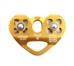 Блок роликовый двойной для скалолазания и спасения 30KN (арт. 25-5080215)