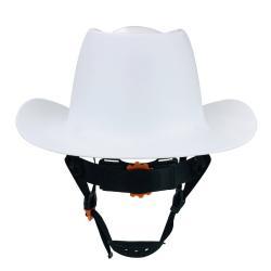 Каска защитная легкая белая ковбойская для строительства (арт. 25-5080273)
