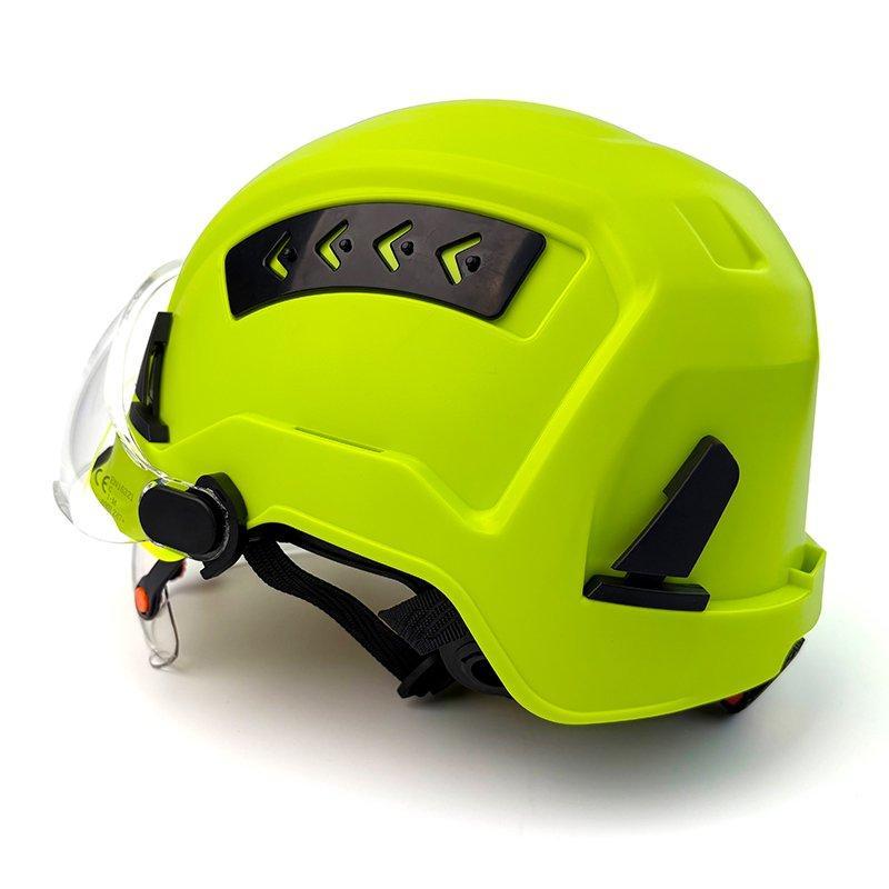 Каска строительная с вентиляцией и визором для альпинизма (арт. 25-5080288)