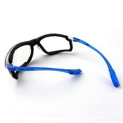 Очки защитные синие дужки и пенопластовая подкладка (арт. 25-5080305)